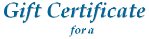Gift Certificate for a Personalized Cycling Logbook