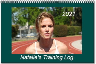 Natalie's Running Log book Cover
